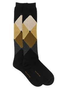 Ballantyne Diamond Argyle Knee Socks