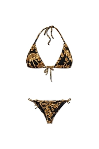 Balmain Halterneck Printed Two Piece Swimsuit