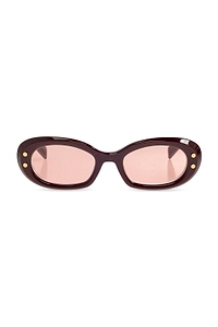 Balmain Eyewear Imperial Ii Oval Sunglasses