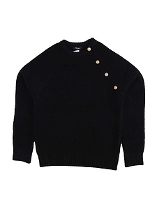 Balmain Kids Button Embellished Knitted Jumper
