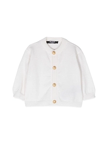 Balmain Kids Logo Button Cardigan