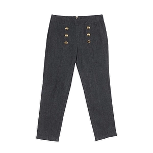 Balmain Kids Button Embellished Trousers
