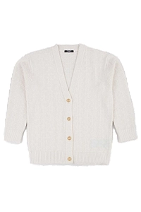 Balmain Kids Button-Up V-Neck Cardigan