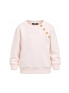 Balmain Kids Embroidered-Logo Jersey Sweatshirt