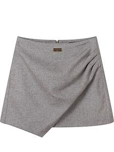 Balmain Kids Draped Skort Shorts