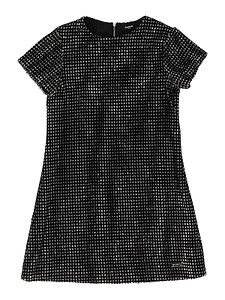 Balmain Kids Embellished Zipped Dress