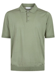 Ballantyne Button Detailed Short-Sleeved Polo Shirt