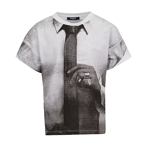 Balmain Kids Graphic-Printed Crew Neck T-Shirt
