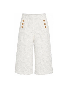 Balmain Kids Laced Button-Detailed Trousers