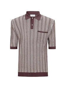 Ballantyne Textured Short Sleeve Polo Shirt
