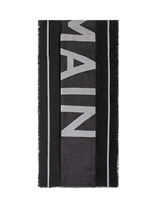 Balmain Kids Logo Jacquard Scarf