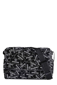 Balmain Kids Logo Monogram Changing Bag