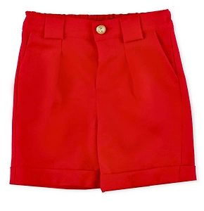 Balmain Kids Logo Patch Turn-Up Brim Shorts