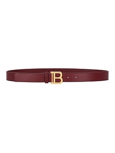 Balmain Kids Logo-Plaque Buckle Belt