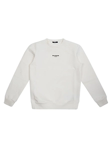 Balmain Kids Logo Printed Crewneck Sweatshirt