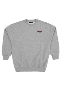 Balmain Kids Logo Printed Crewneck Sweatshirt
