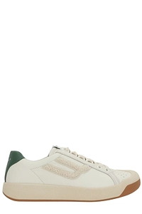 Bally Logo Flocked Low-Top Sneakers