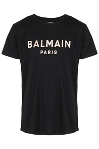 Balmain Kids Logo-Printed Crewneck T-Shirt