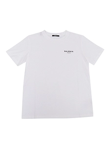 Balmain Kids Logo Printed Crewneck T-Shirt