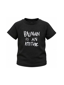 Balmain Kids Logo Printed Crewneck T-Shirt