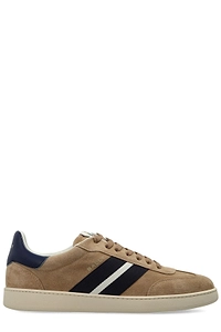 Bally Striped-Detail Lace-Up Sneakers