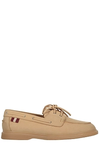 Bally Webby Boat Lace-Up Flat Shoes