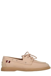 Bally Webby Lace-Up Flat Shoes