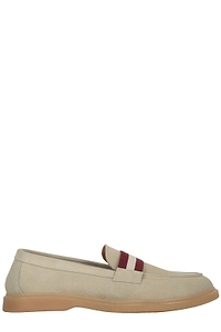 Bally Webby Strap Detailed Loafers