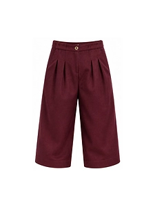 Balmain Kids Pleated Wide Leg Pants