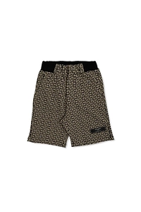 Balmain Kids Pb Labyrinth Jacquard Shorts