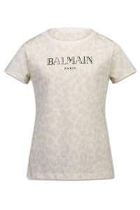 Balmain Kids Printed Crewneck T-Shirt