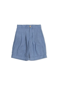 Balmain Kids Pleat Detailed Shorts