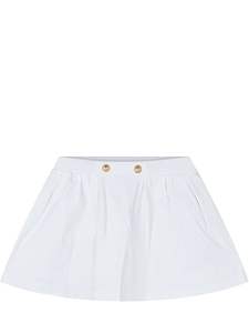 Balmain Kids Pleated Jersey Skirt