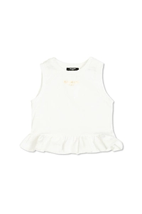 Balmain Kids Ruffle Detailed Top