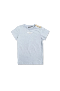 Balmain Kids Short Sleeve Crewneck T-Shirt