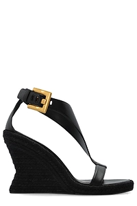 Balmain Anthem Wedge Espadrilles