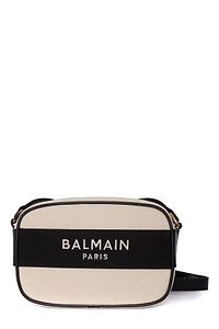 Balmain Kids Zip-Up Logo Detail Cross Body Bag
