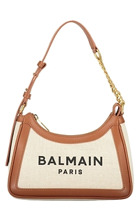 Balmain Logo Canvas Shoulder Bag