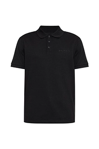 Balmain Logo-Embroidered Polo Shirt