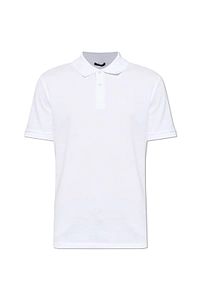 Balmain Logo Detailed Short Sleeved Polo Shirt