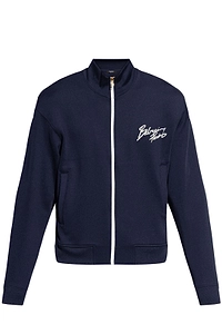 Balmain Logo Detailed Zip-Up Sweatshirt