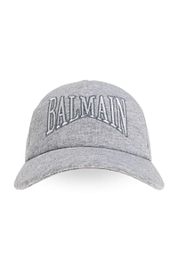 Balmain Logo Embroidered Baseball Cap