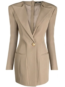 Balmain Long Sleeved Tailored Dress