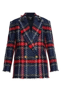 Balmain Lurex Thread Tweed Blazer
