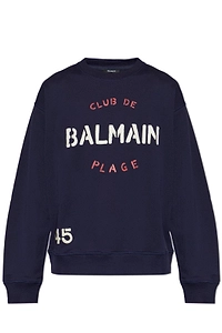 Balmain Club De Plage Logo Sweatshirt