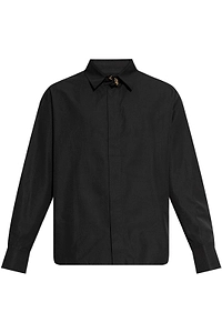 Balmain Asymmetric Poplin Shirt