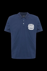 Balmain ÉCusson Printed Polo Shirt