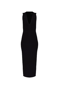 Balmain Deep V-Neckline Dress