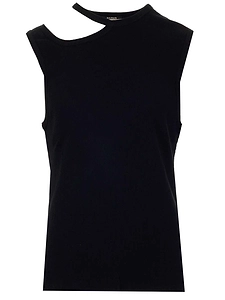Balmain Cut-Out Detailed Tank Top
