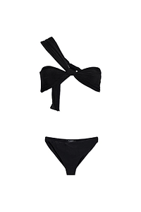 Balmain One-Shoulder Bikini